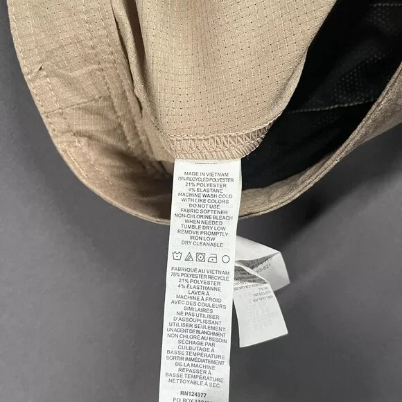 NEW PrAna Shorts Mens 40 Brown Tan 8 Inch Chino Lightweight Adventure Hybridizer - Picture 6 of 13